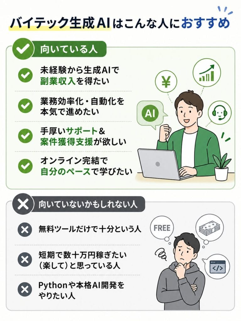 alt="バイテック生成AIはこんな人におすすめ"