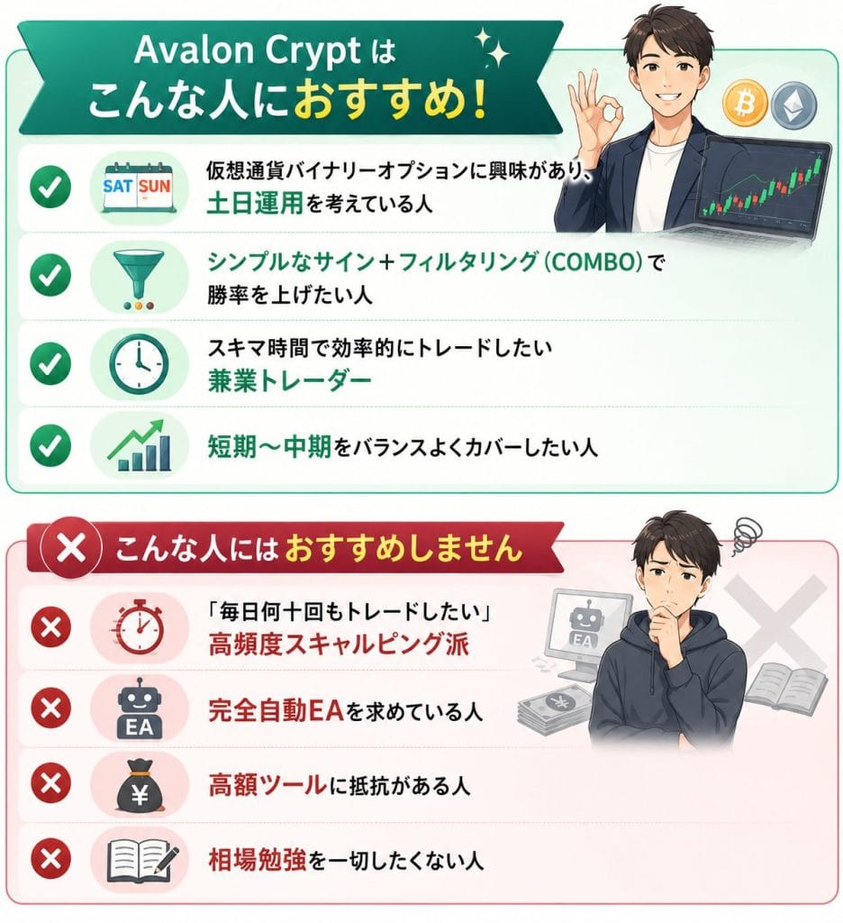 alt="Avalon Cryptはこんな人におすすめ"