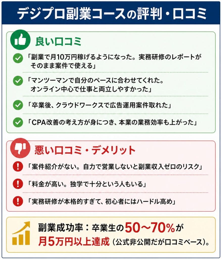 alt="デジプロ副業コースの評判・口コミ"