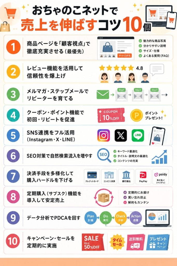 alt="おちゃのこネットで売上を伸ばすコツ10個"