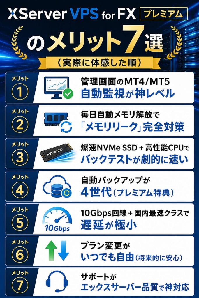 alt="XServer VPS for FX プレミアムのメリット7選"